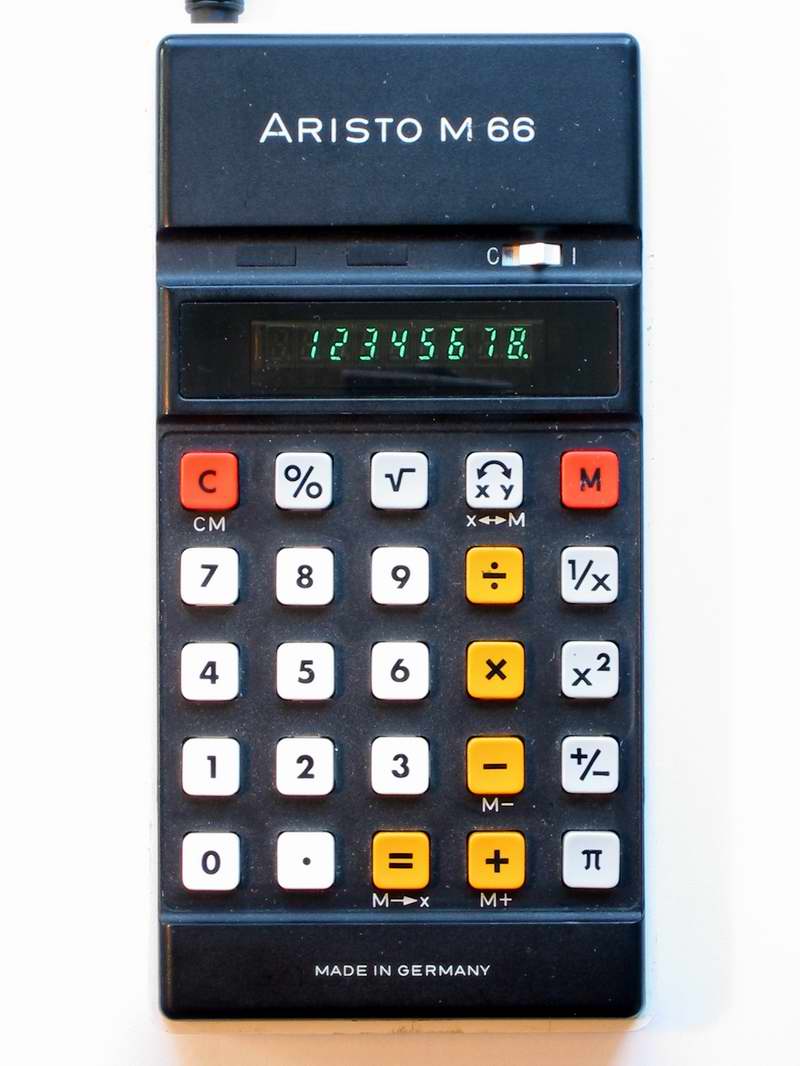 Aristo M 66 Basic Electronic Calculator