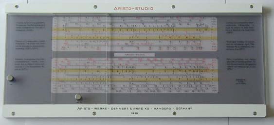 Aristo 168 Studio Demonstration OHP Technical/Log-Log