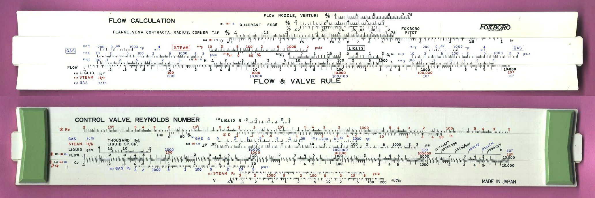 Hemmi Foxboro Pipe Flow & Valve Sizing - imperial