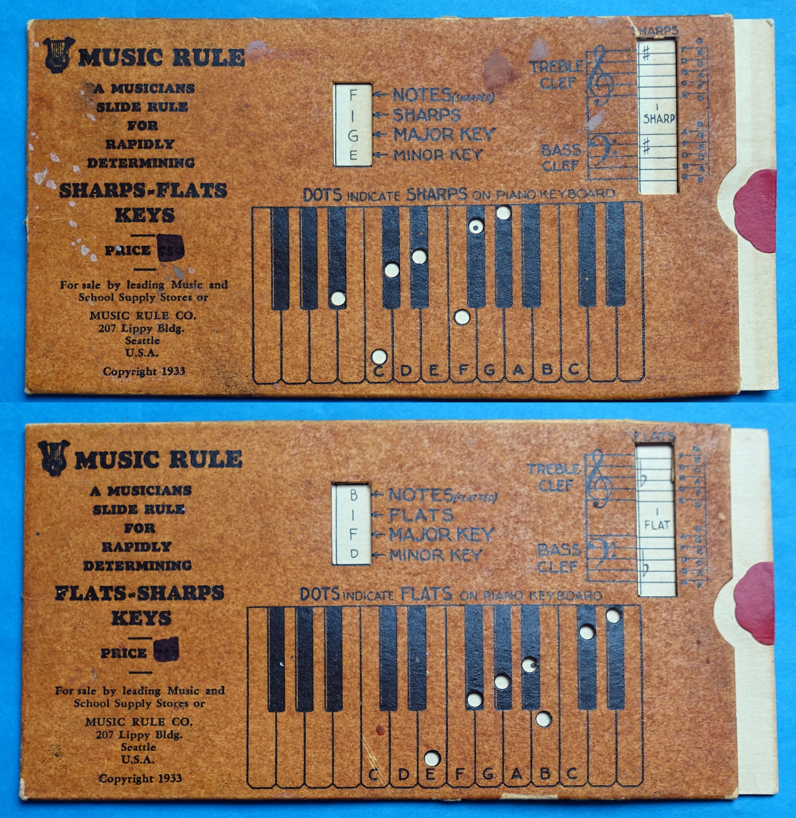 Music Rule Co. Music Rule Music Piano Sharps & Flats