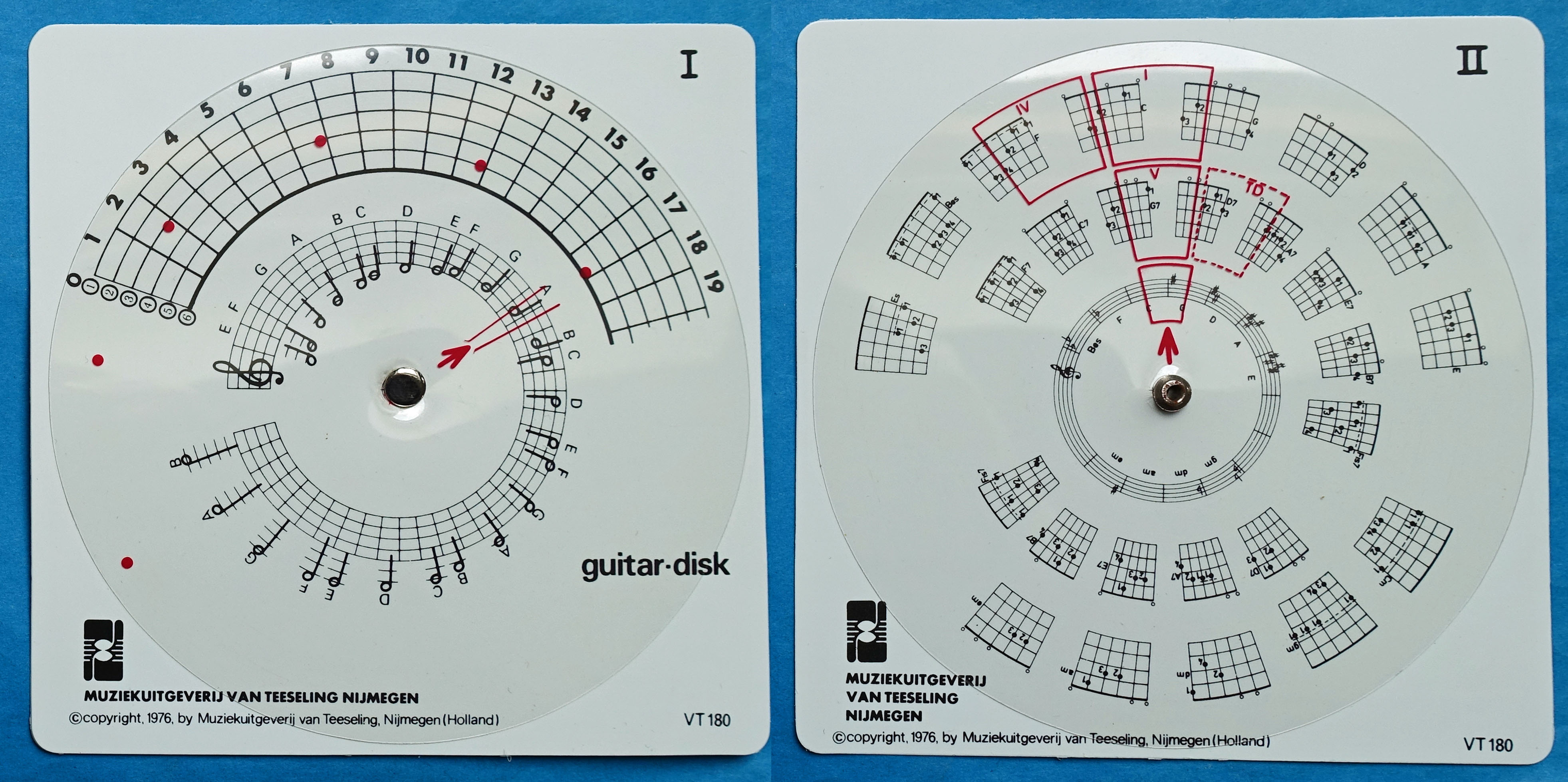 Muziekuitgeverij van Teeseling VT180 Guitar-Disk Music Guitar Composition