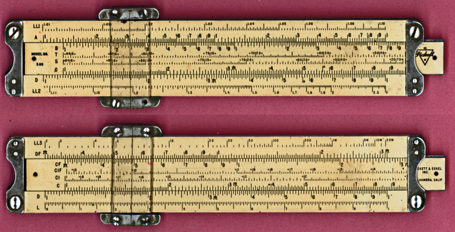 Pickett & Eckel 300 Pocket Log-Log (ver. 2)