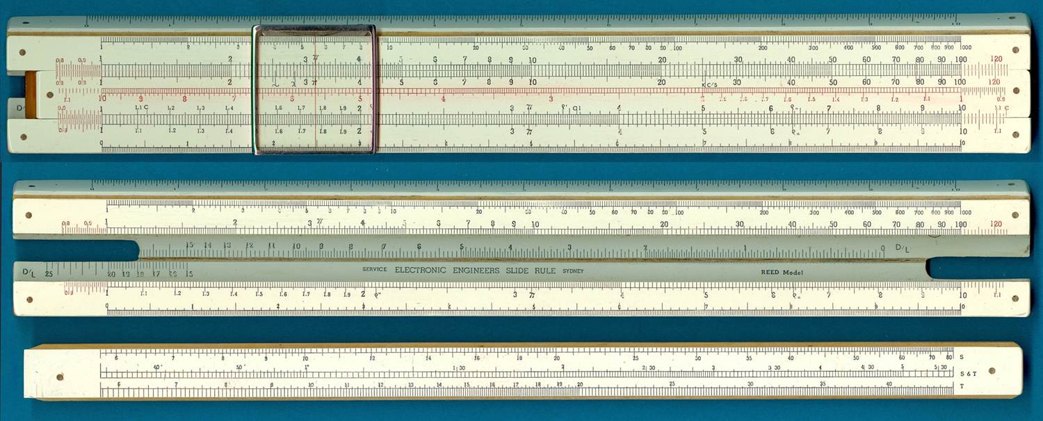 Service Slide Rule Co. Reed Electronic