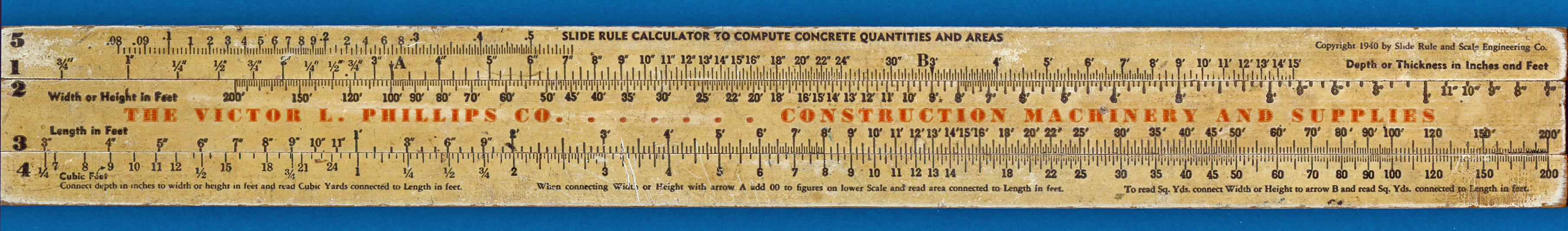Slide Rule and Scale Engineering Co. Victor L. Phillips