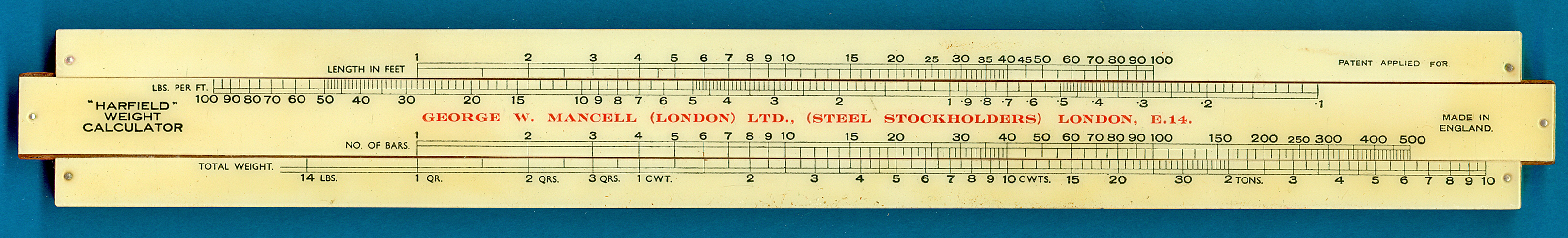 Unique Harfield Weight Calculator Steel - George Mancell