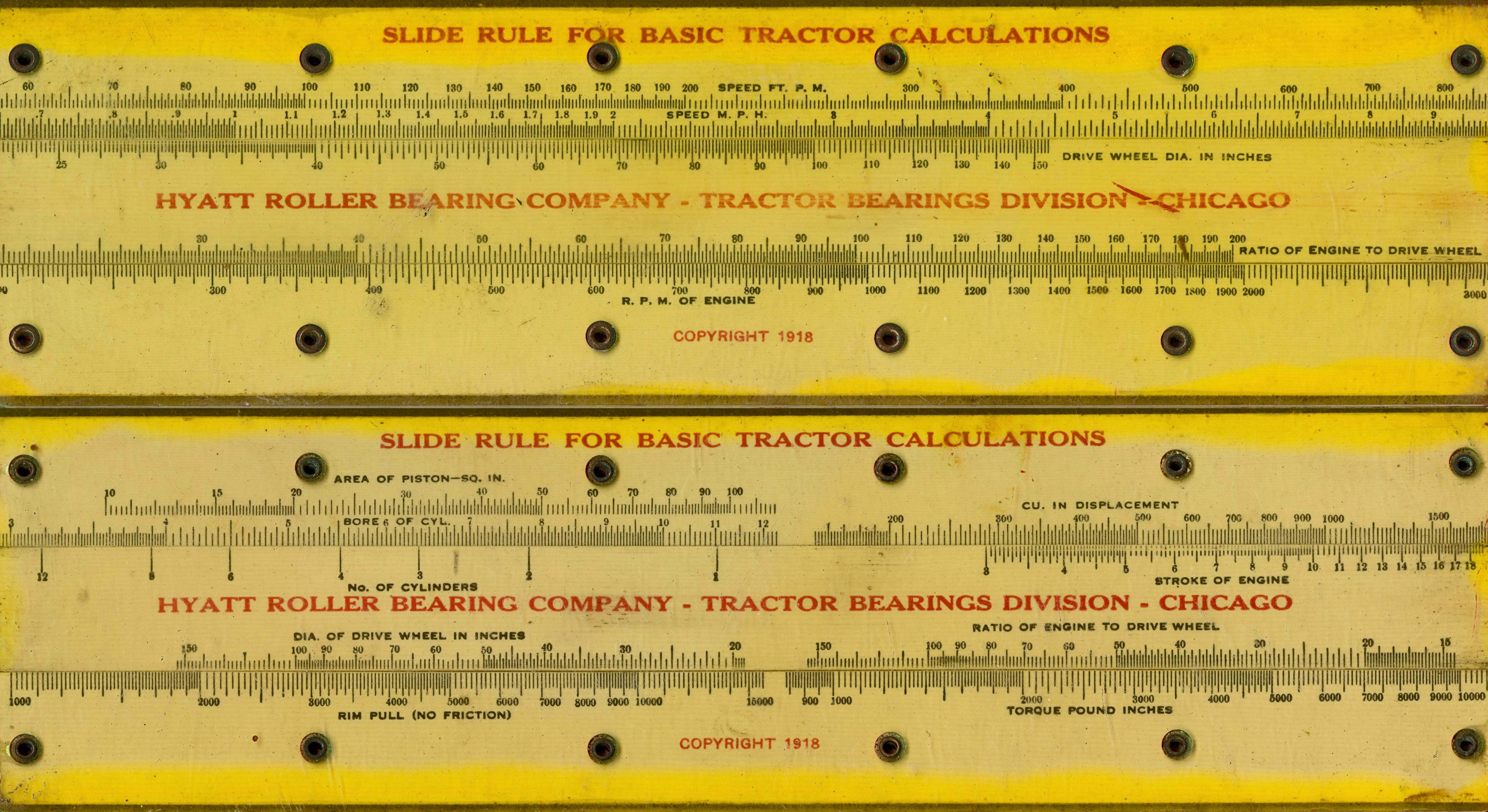 Unknown Tractor Calculations Agriculture